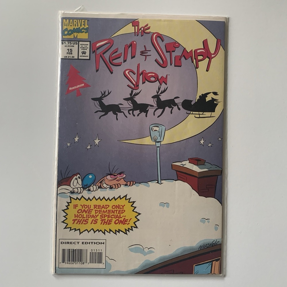 The Ren and Stimpy Show Lot of 6 Marvel Comics #8 #10 #11 #12 #13 #15 Vintage - Picture 8 of 9